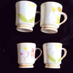 Mugs Four Sunny Hand-painted made in Korea